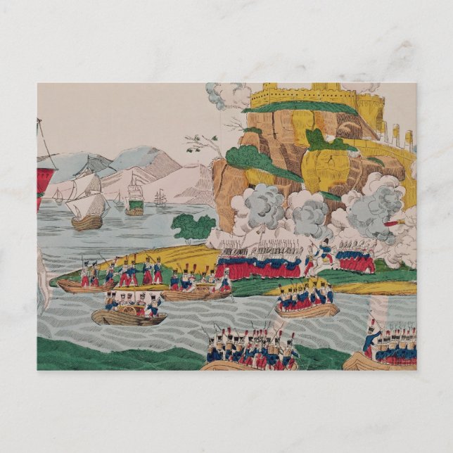 Carte Postale La prise d'Alger par les Français (Devant)