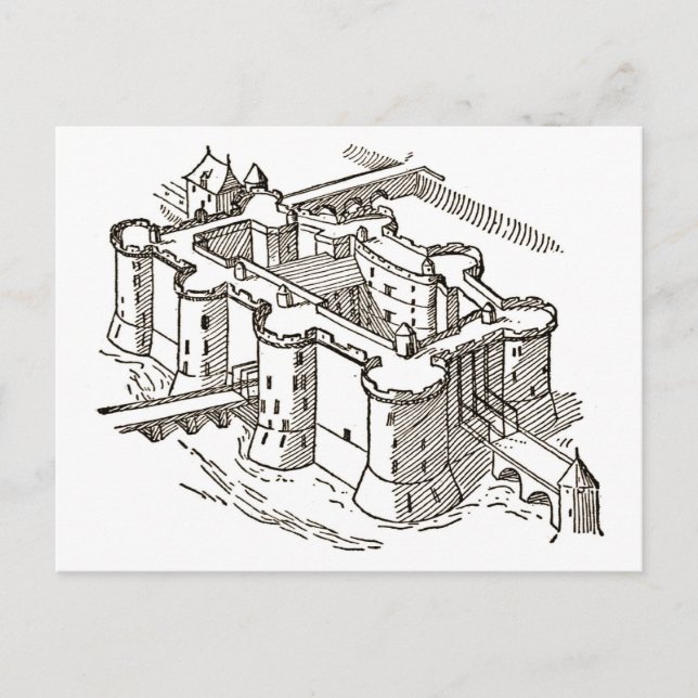 Carte Postale La prison de BastilleParis (Devant)