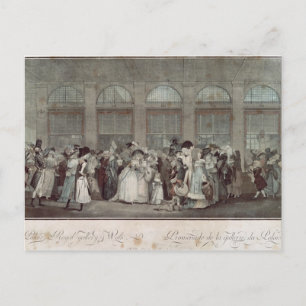 Carte Postale La promenade de la Galerie du Palais-Royal, 1787