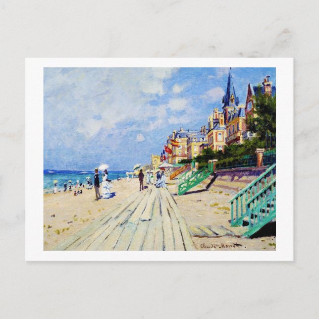 Carte Postale La promenade de Trouville Claude Monet (Devant)