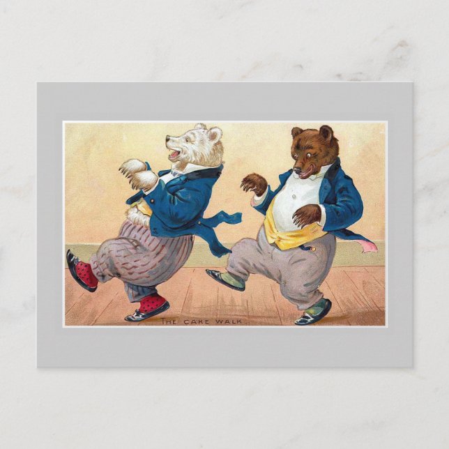 Carte Postale "La Promenade des ours" (Devant)