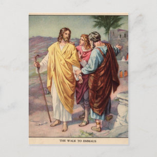Carte Postale La promenade vers emmaus