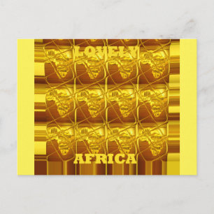 Carte Postale La promesse d'or de l'Afrique