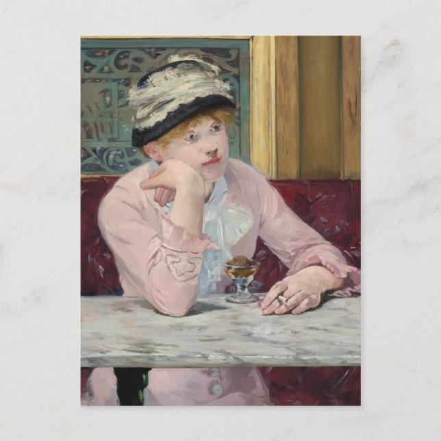 Carte Postale La prune de Manet Impressionniste Peinture (Devant)