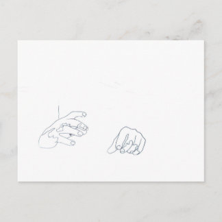 Carte Postale La puissance des mains