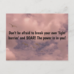 Carte Postale La puissance est en vous Cool Motivational Quote I
