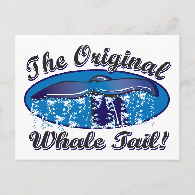 Carte Postale La Queue-Baleine-Originale (Devant)