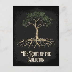 Carte Postale La racine de la solution