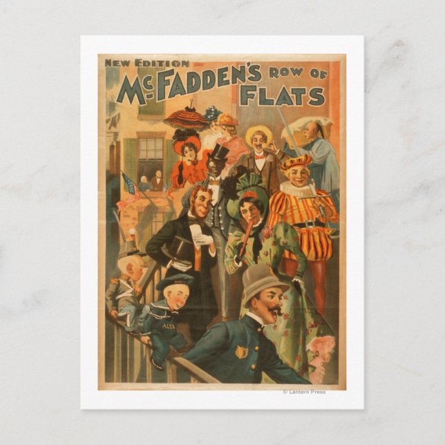 Carte Postale La rangée d'appartements de McFadden nouvelle édit (Devant)