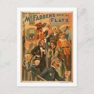 Carte Postale La rangée d'appartements de McFadden nouvelle édit