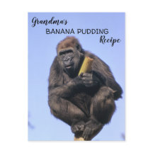 La recette de pudding à la banane de Gorilla Grand