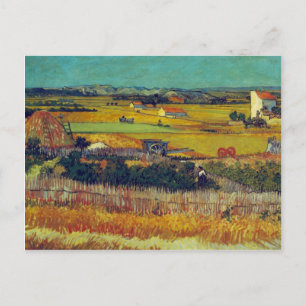 Carte Postale La récolte, Arles par Vincent Willem van Gogh