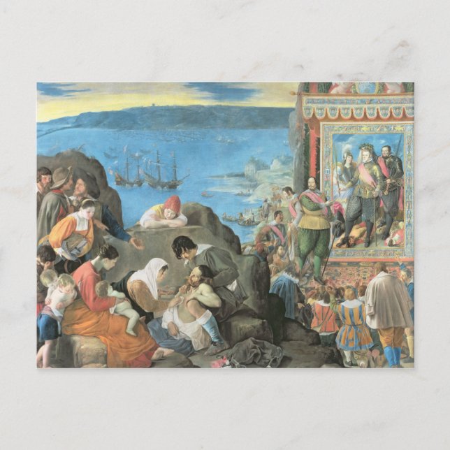 Carte Postale La récupération de la baie de San Salvador (Devant)