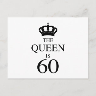 Carte Postale La Reine A 60 ans