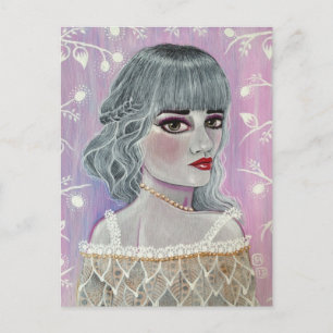 Carte Postale La reine blanche