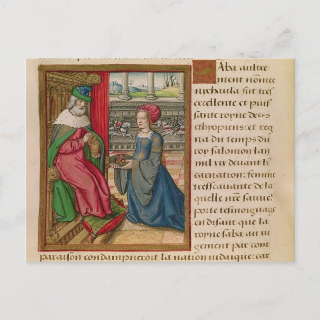 Carte Postale La reine de Saba (Devant)