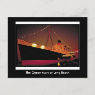 Carte Postale La reine Mary à Long Beach