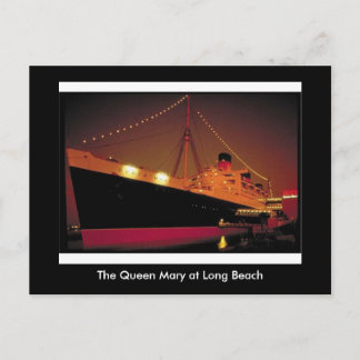 Carte Postale La reine Mary à Long Beach