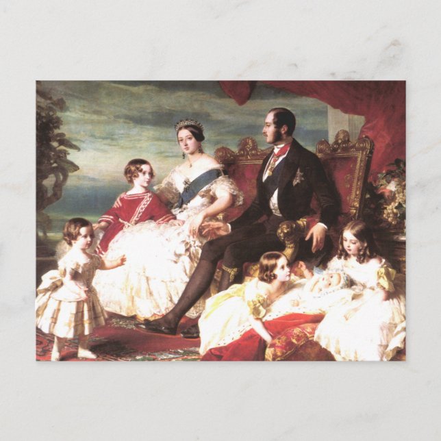 Carte Postale La Reine Victoria et le Prince Albert (Devant)