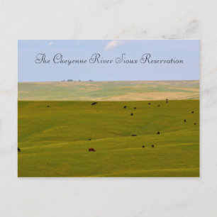Carte Postale La Réservation Sioux de Cheyenne River