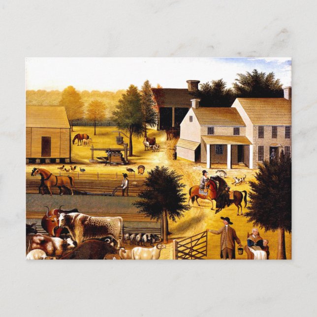 Carte Postale La Résidence de David Twining - Edward Hicks (Devant)