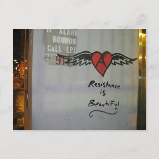 Carte Postale La résistance est belle