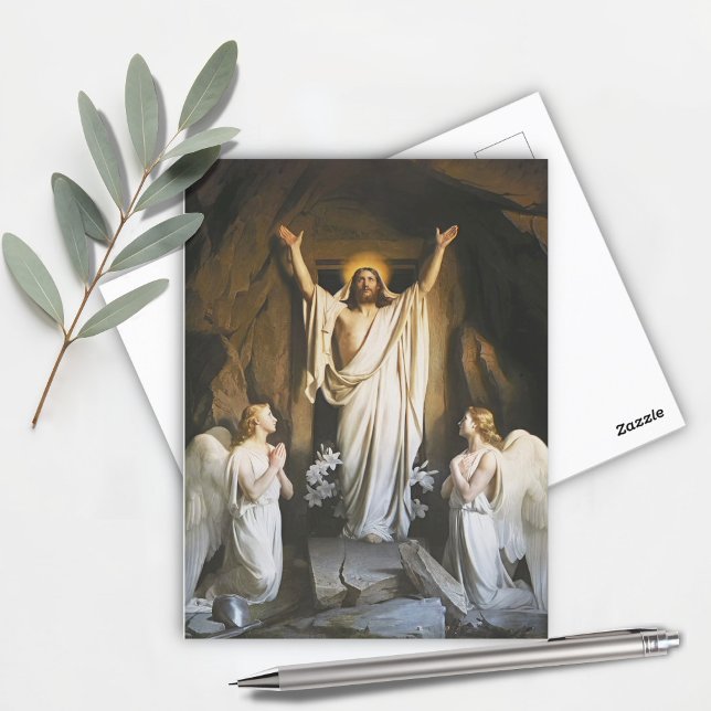 Carte Postale La résurrection de Carl Bloch, Art Religieux (Créateur téléchargé)