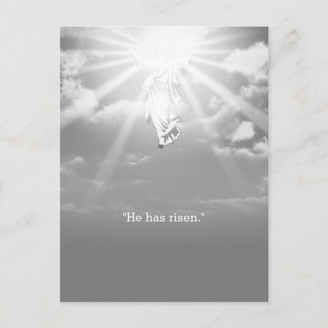 Carte Postale La Résurrection et l'Ascension du Christ dans le c (Devant)
