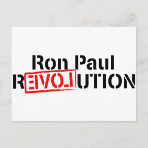Carte Postale La révolution Ron Paul se poursuit