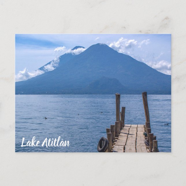 Carte Postale La rive du lac Atitlán (Devant)