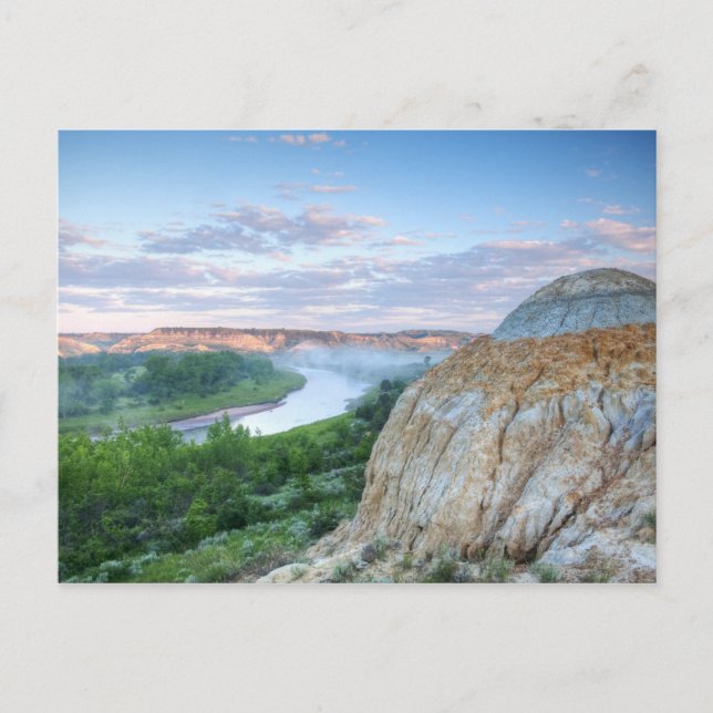 Carte Postale La rivière Little Missouri au Little (Devant)
