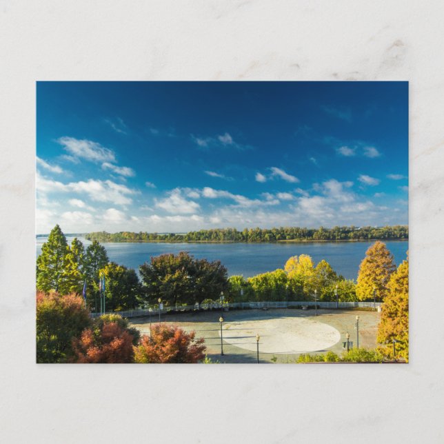Carte Postale La rivière Ohio à Evansville, Indiana, automne (Devant)