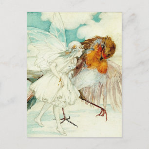 Carte Postale La Robine et la Fée des Fleurs