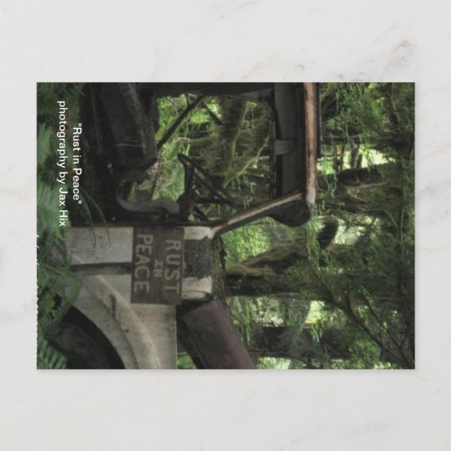 Carte Postale La rouille en paix (Devant)