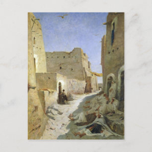 Carte Postale La route Bab-El-Gharbi, Laghouat, 1859