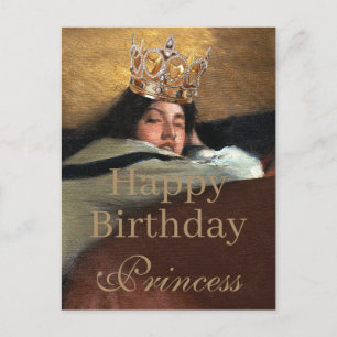 Carte Postale La royauté est si chic joyeux anniversaire princes