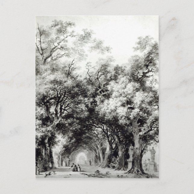 Carte Postale La ruelle ombragée, vers 1773-74 (Devant)