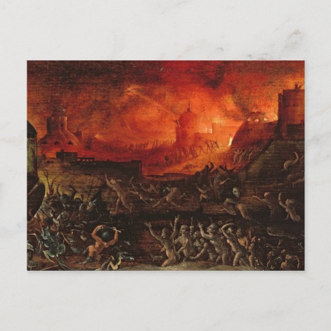 Carte Postale La ruine de l'enfer (Devant)