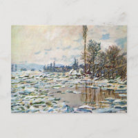 La rupture de la glace par Claude Monet