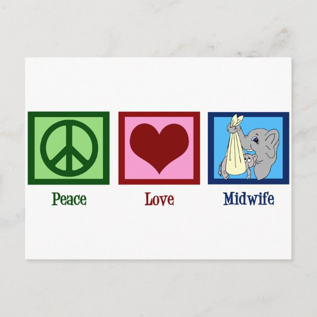 Carte Postale La sage-femme de Peace Love (Devant)