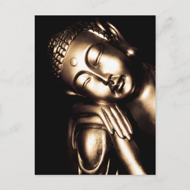 Carte Postale La Sagesse Du Bouddha Thaïlandais. (Devant)