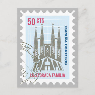 Carte Postale La Sagrada Familia
