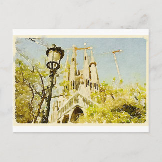 Carte Postale La Sagrada Familia