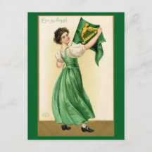 La Saint-Patrick Erin Go Bragh Dame Vintage