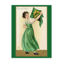 La Saint-Patrick Erin Go Bragh Dame Vintage
