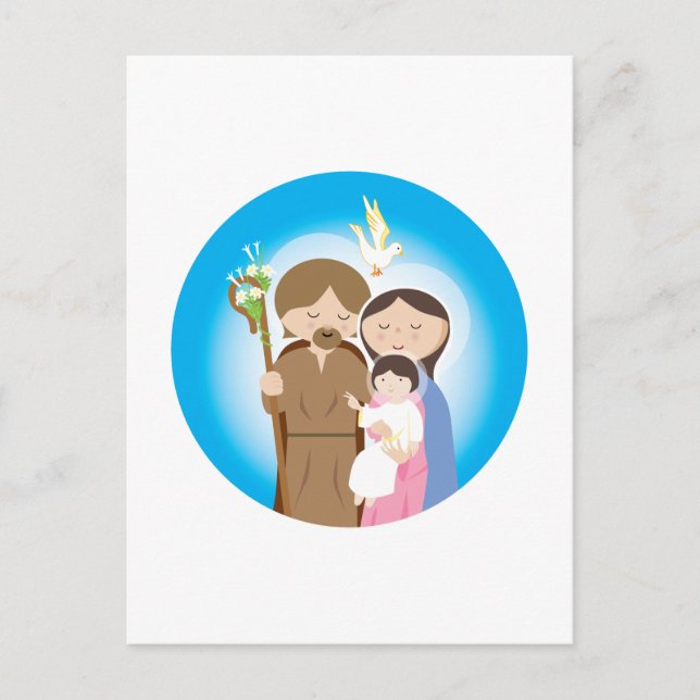 Carte Postale La Sainte Famille (Devant)