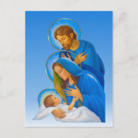 La Sainte Famille - Nativité - Naissance du bébé J