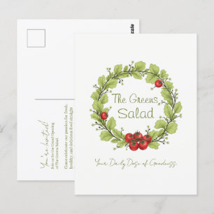 Carte Postale La salade des Verts