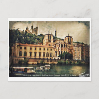 Carte Postale La Saône - Lyon