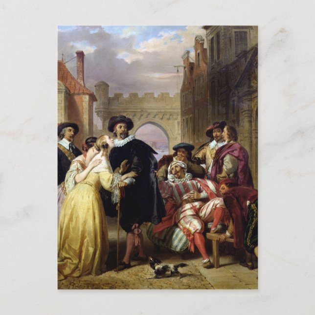 Carte Postale La scène finale des Fourberies de Scapin (Devant)